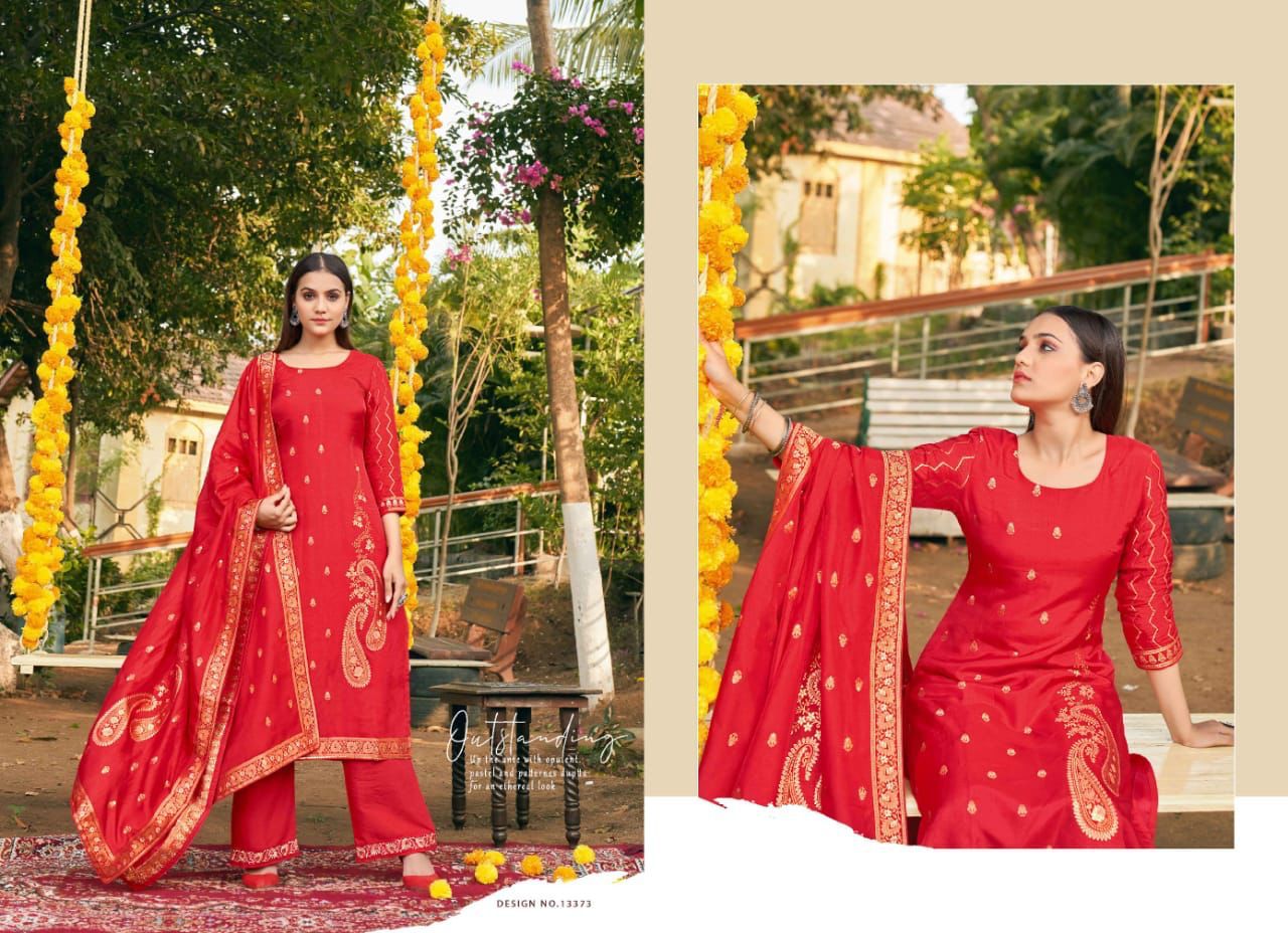 Kalaroop Laavanya Heavy New Designer Exclusive Wear Kurti Pant With Dupatta Collection